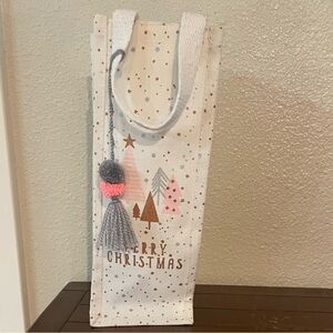 Festive Christmas Wine Bag with Tassel
